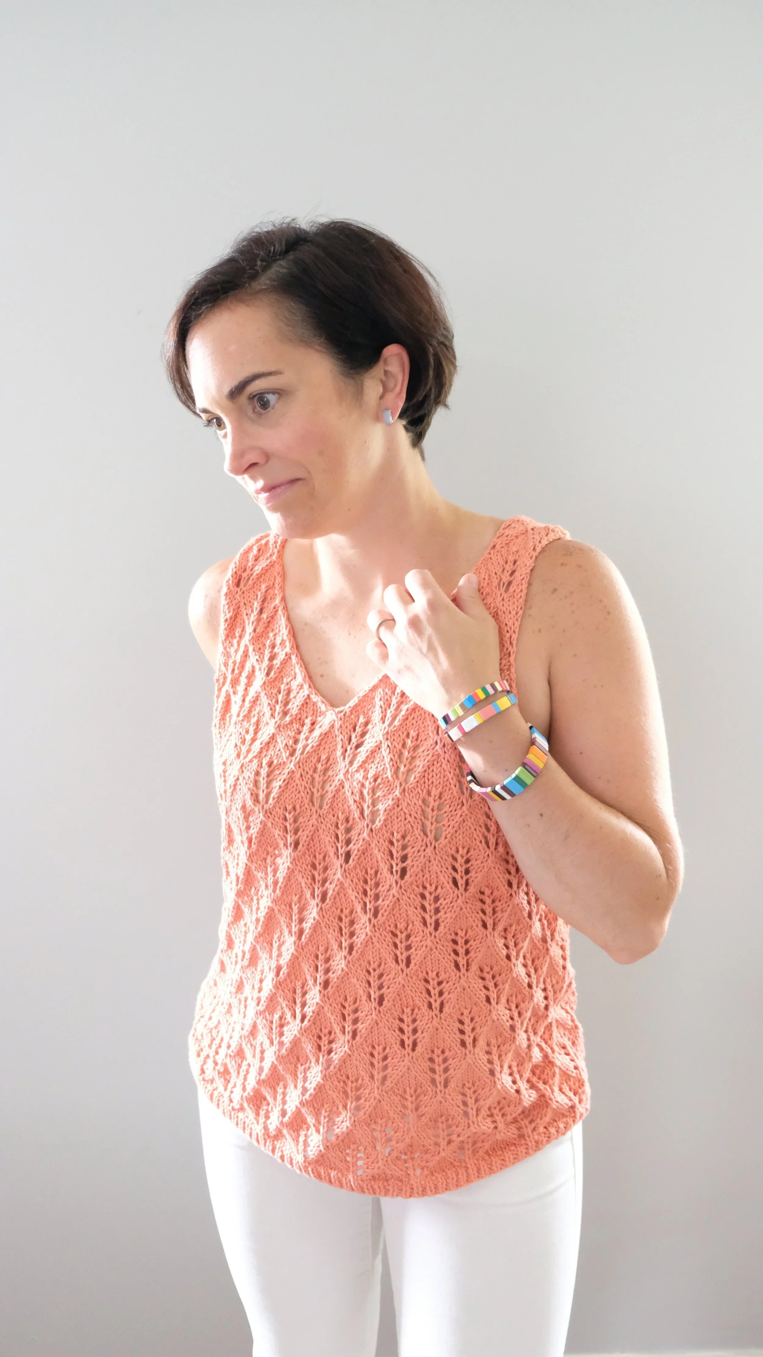McKenzie Lace Tank Knitting Pattern — Ashley Lillis